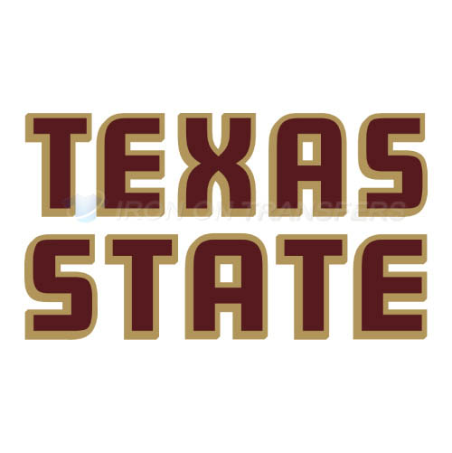 Texas State Bobcats Iron-on Stickers (Heat Transfers)NO.6554
